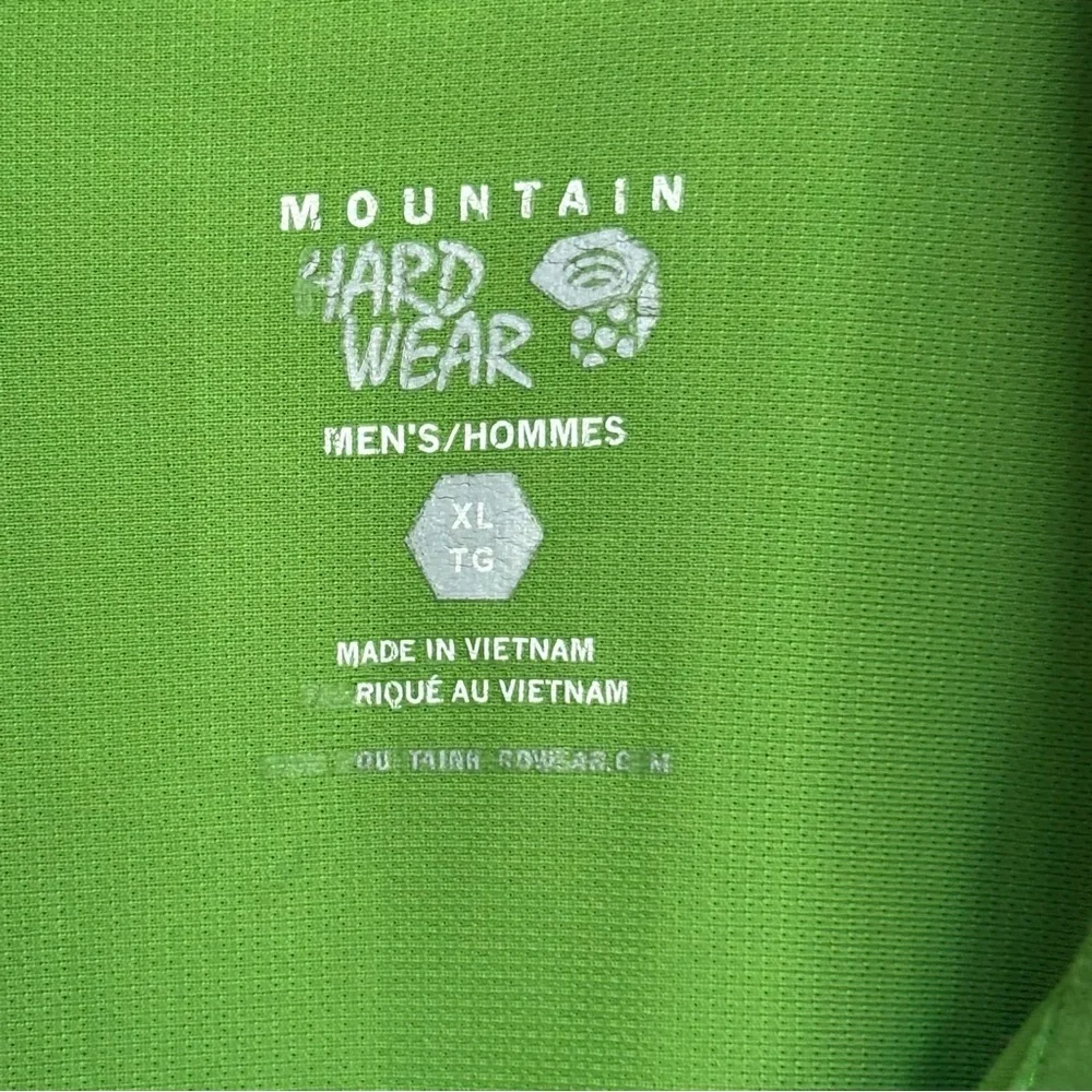 Mountain Hardwear Canyon Long Sleeve Hiking Button Shirt Green Men’s XL Outdoor - Picture 5 of 7